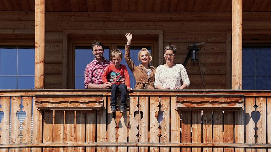 © Foto: Simeon Baker Silvia und Familie Huber.