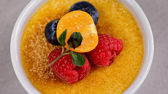 Mango Kokos Creme Brûlée