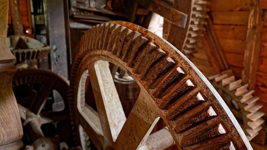Die Murecker Schiffsmühle ist die einzige schwimmende Schiffsmühle Mitteleuropas.