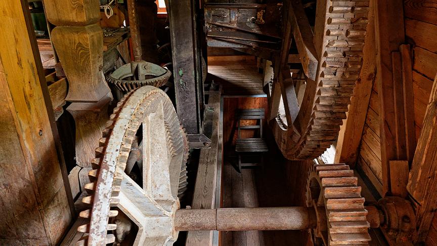 Die Murecker Schiffsmühle ist die einzige schwimmende Schiffsmühle Mitteleuropas.