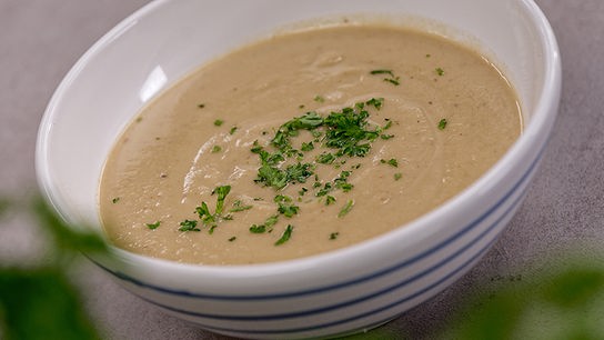 Pastinaken-Maroni Cremesuppe