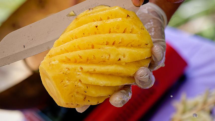 © ORF/ Silvia Schneider GmbH Silvia besucht die Bang Rong Community und ihre Ananasfarm.