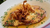 Pressknödel in der Suppe