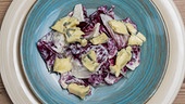 Radicchio mit Blauschimmelschafskäse