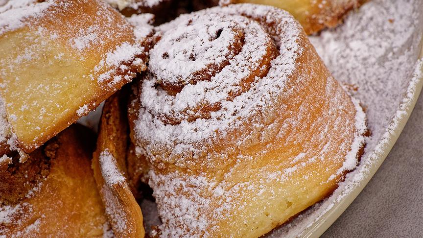 Zimtschnecken und Kakao