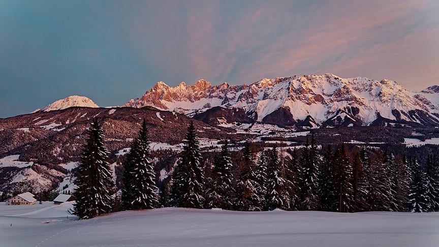 Silvia Schneider unterwegs in der Region Schladming-Dachstein