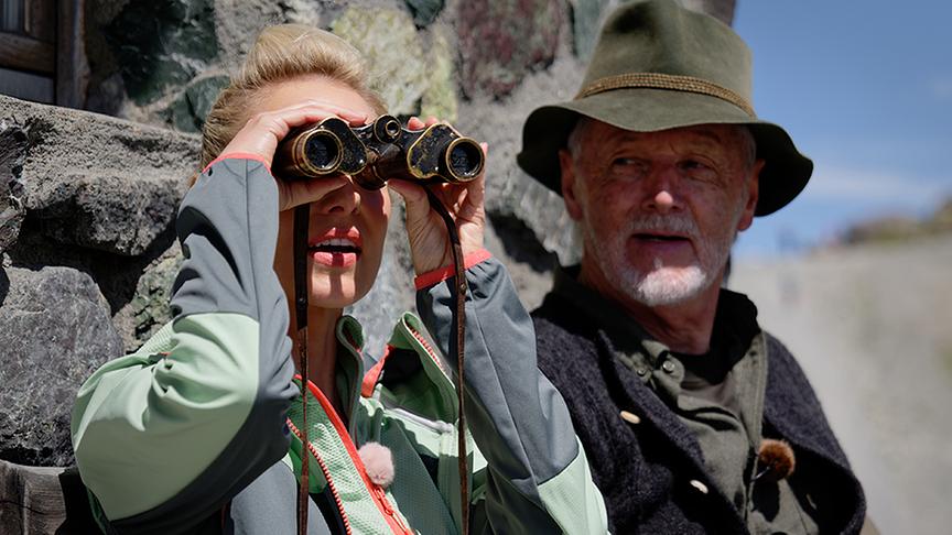 Gottlieb Jehle und Silvia Schneider unterwegs auf der alten Schmugglerroute Schweiz - Tirol