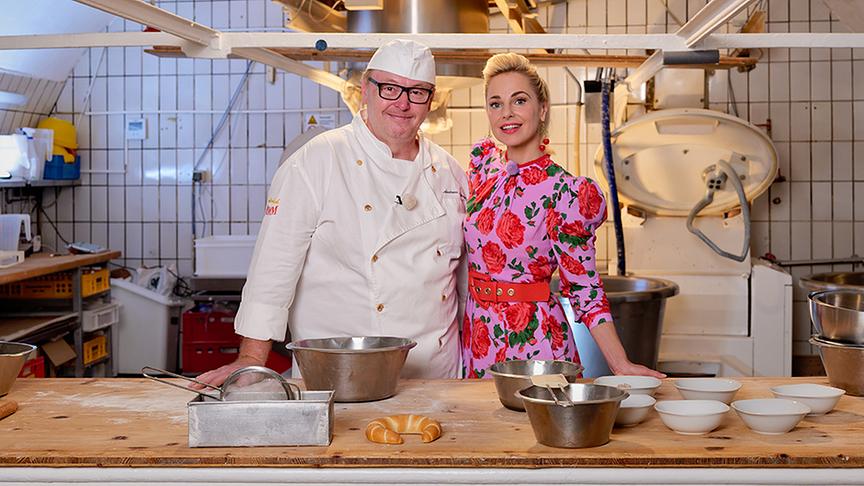 © ORF/ Silvia Schneider GmbH Silvia mit Bäckermeister Andreas Maderna
