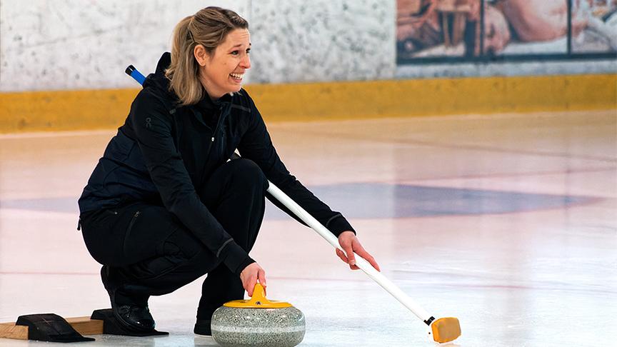 © Foto: Simeon Baker Silvia in der Eissporthalle Linz (im Bild: Anna Weghuber)