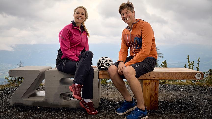 Am Sportberg Goldeck trifft Silvia auf Stefan Brandlehner.