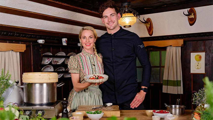 Silvia mit Josef Schöndorfer