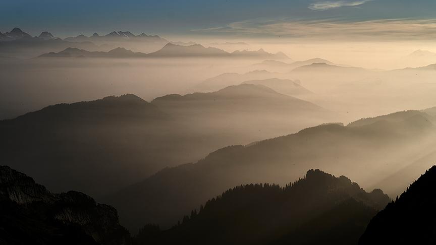 Sonnenaufgang am Pilatus Berg 