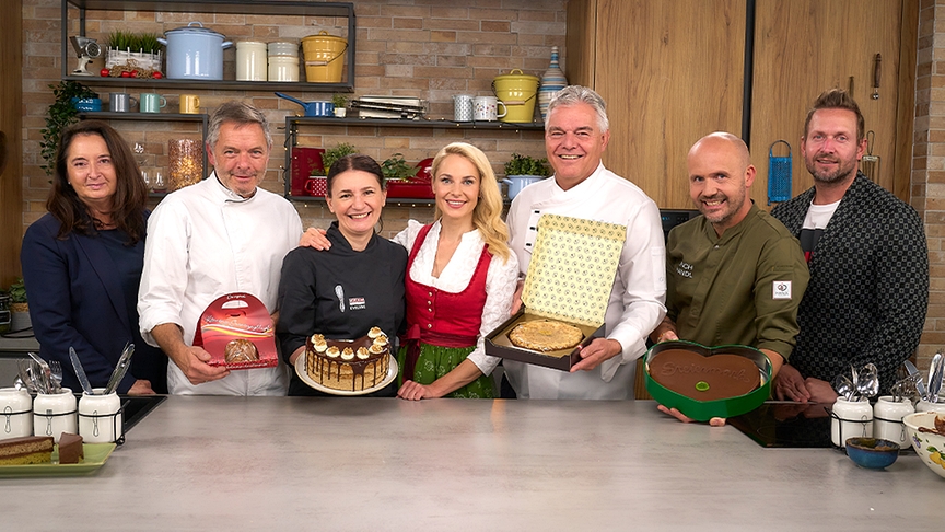 Silvia mit Evelyne Goldenits, Erich Handl, Martin Vallant und Leo Jindrak.
