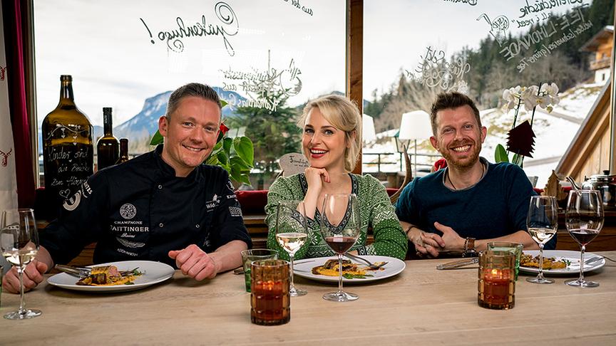 Silvia mit Andreas Salvenmoser und Martin Schipflinger.