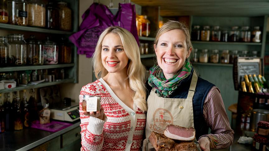 Silvia unterwegs am Wolfgangsee.