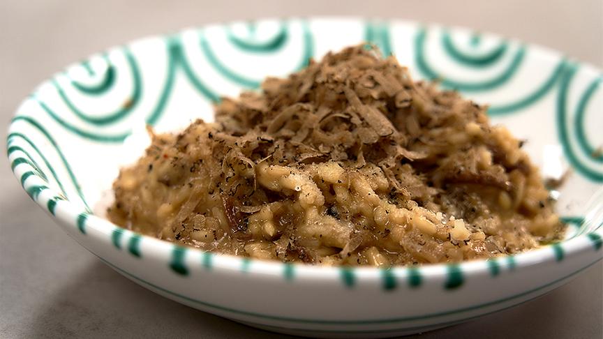 Trüffelrisotto mit Steinpilzen