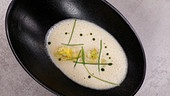 Verbrannte Lauch-Erdäpfel-Suppe