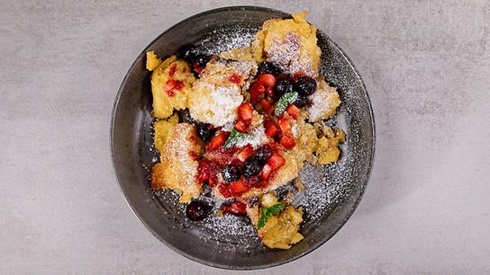 Weiße Schokolade-Irish Coffee-Kaiserschmarrn