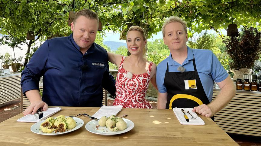 Silvia mit Richard Rauch und Fritz Treiber