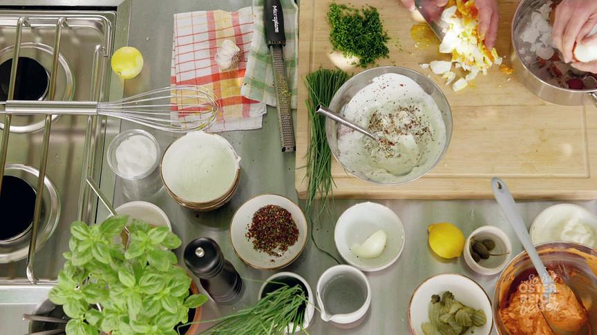 Unterschiedliche Heurigen-Aufstriche