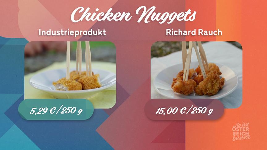 © Foto: ORF/ON-Media Chicken Nuggets im Vergleich