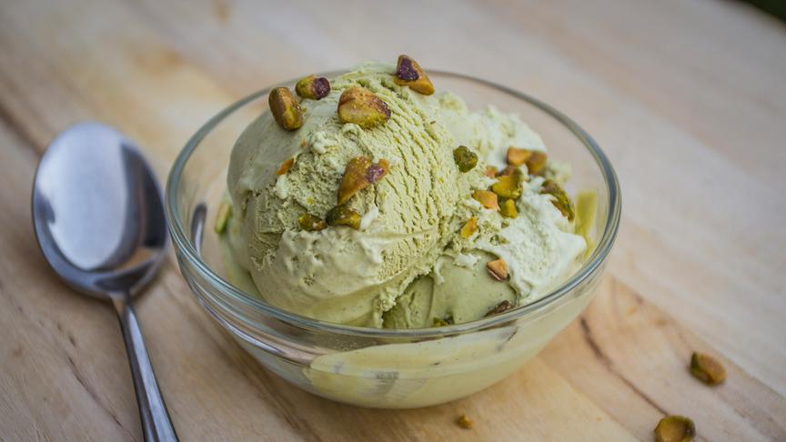 Eisbombe & Pistazieneis ohne Eismaschine