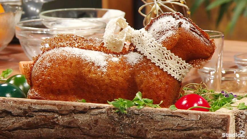 © Foto: ORF Süßes Osterlamm mit Karotte