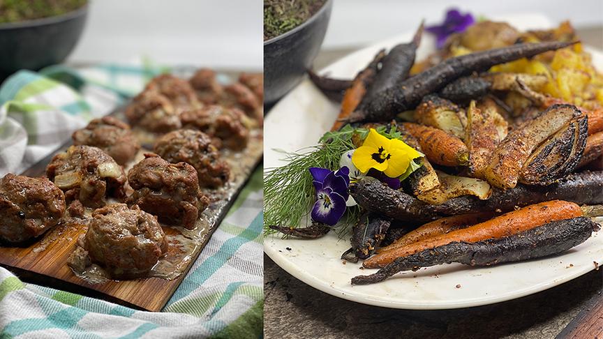 © Foto: Yulia Haybäck Fleischbällchen und Wintergemüse