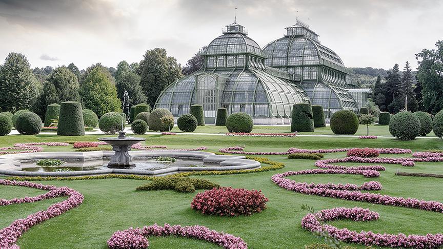 Abendstimmung im Tiergarten Schönbrunn.