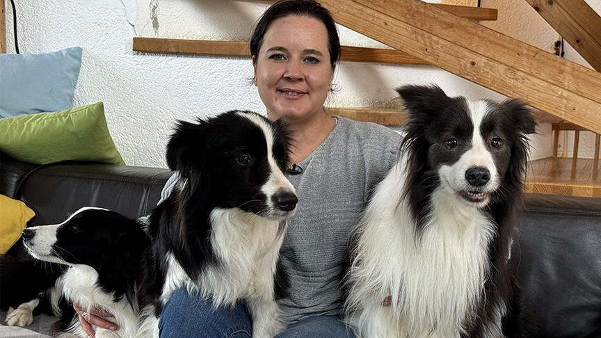 © Foto: ON-MEDIA Michaela Pöllinger-Sorré mit ihren Collies.