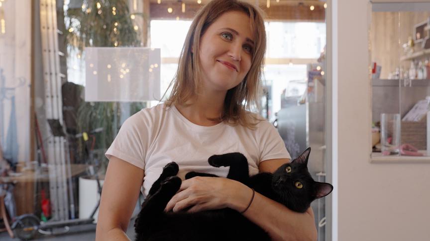 Im Katzencafe in Wien