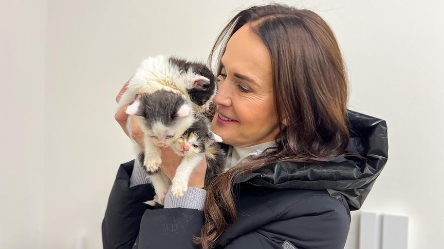 © On-Media Im Bild: Maggie Entenfellner besucht die Tiervermittlung Wolfsberg.