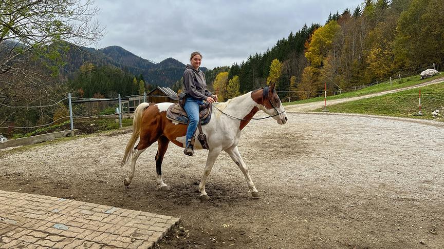 Im Bild: "RAI-Reiten" Regina Gehrer.