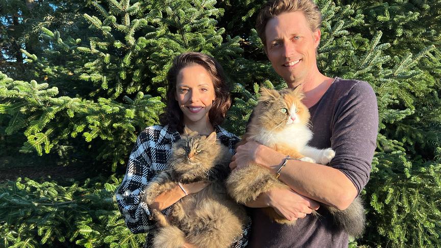 Im Bild: "Tierische Augenblicke" besucht die Musical-Stars Marjan Shaki und Lukas Perman.