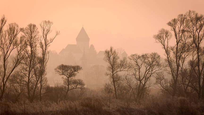 © Foto: ORF/Crossing the Line/Dan Dinu Im Bild: Morgennebel in einem Transsilvanischen Dorf.