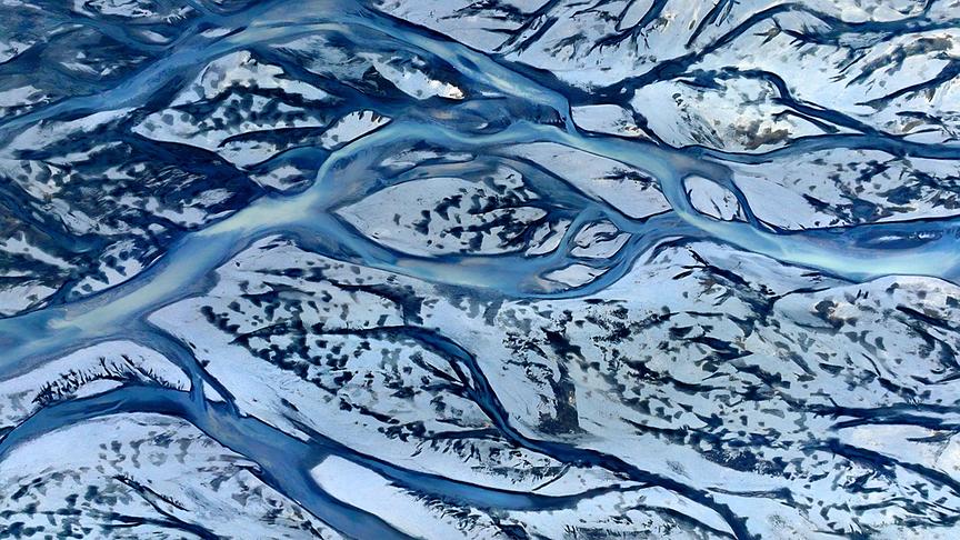 Im Bild: Gletscherflüsse sind die Gestalter der isländischen Landschaft.