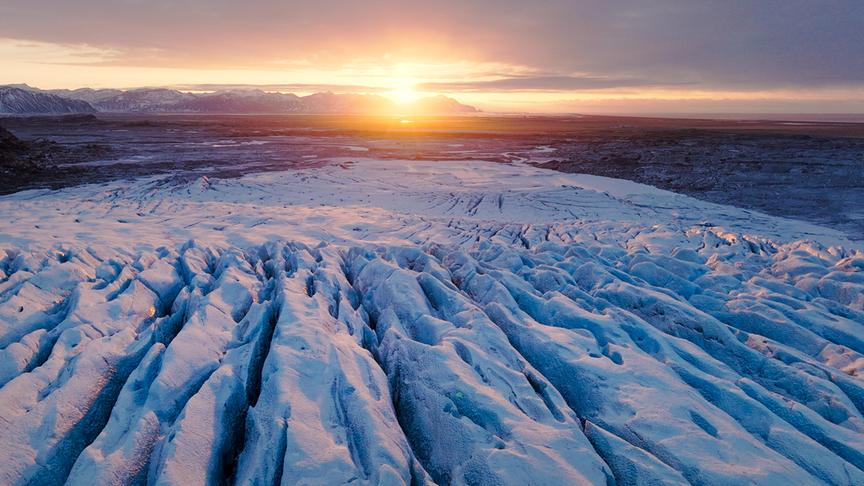 Im Bild: Der Vatnajökull ist der größte Gletscher Europas.