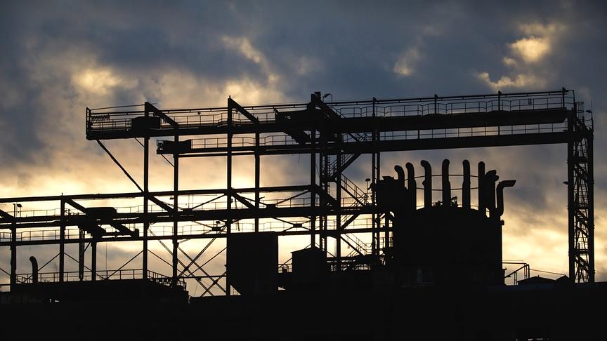 Im Bild: Inzwischen ist die europäische Stahlindustrie selbst vom Aussterben bedroht und die Natur kehrt zurück.