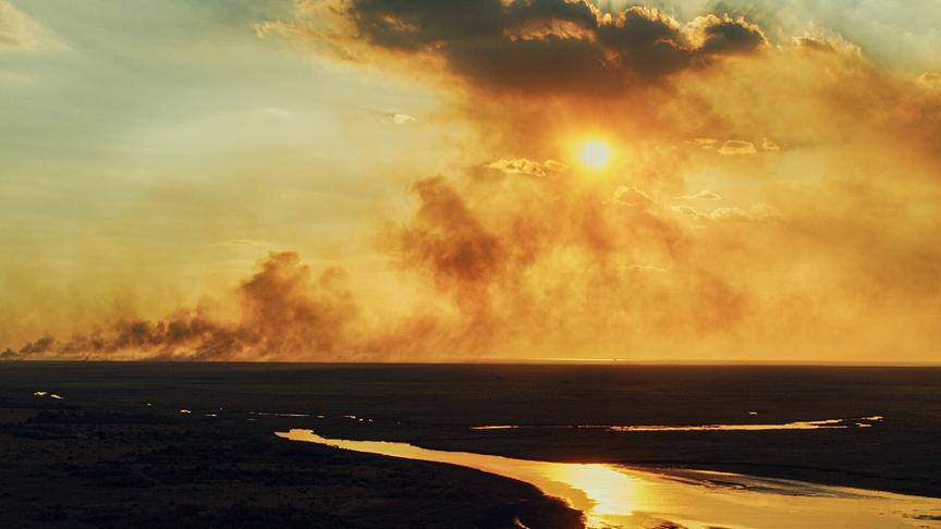 Im Bild: Brände bedrohen Argentiniens Feuchtgebiete.