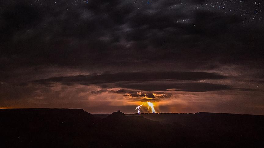 Im Bild: Das Colorado Plateau ist bekannt für seine heftigen Stürme.