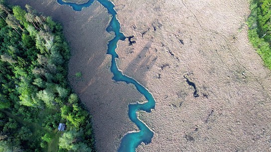 Im Bild: Abfluss Faaker See.