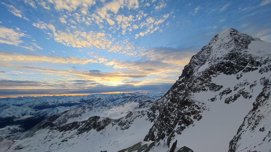 © Foto: ORF/Interspot Film/Martin Haupt Im Bild: Großglockner Berglandschaft, Blick nach Westen.