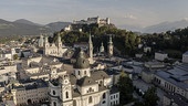 Im Bild: Blick über Salzburger Altstadt und Festung Salzburg.