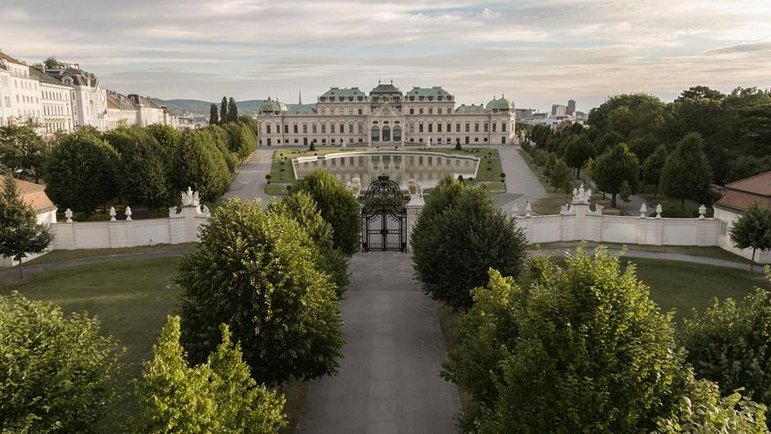 Im Bild: Oberes Belvedere – Wien.