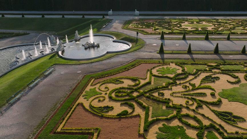 Im Bild: Wien Belvedere Garten.