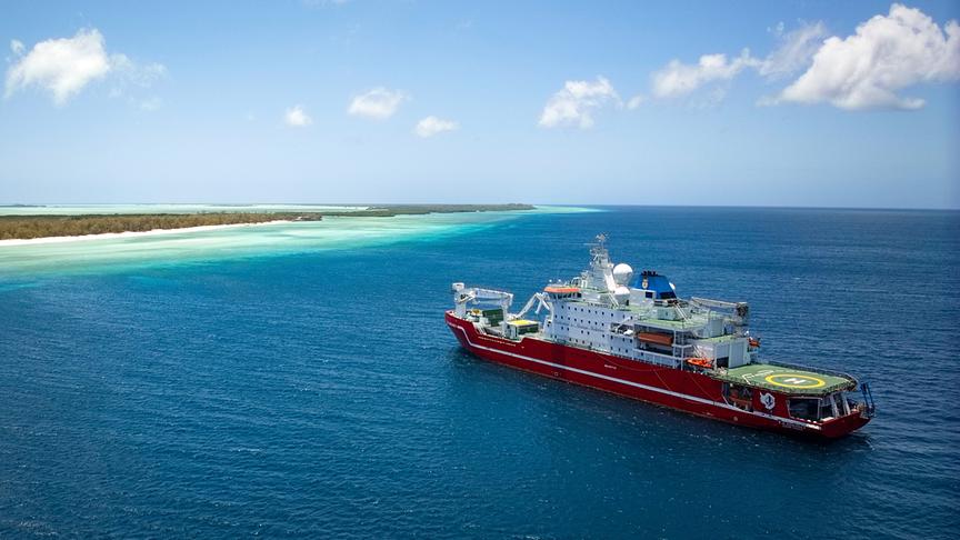 Im Bild: Korallen und Plankton im Indischen Ozean: Forschungsschiff Arghulas II.