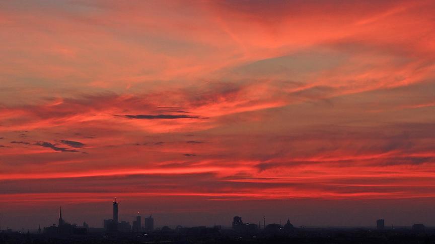 © Gottfried Bahr Blick auf Wien vor Sonnenaufgang. (Gottfried Bahr)
