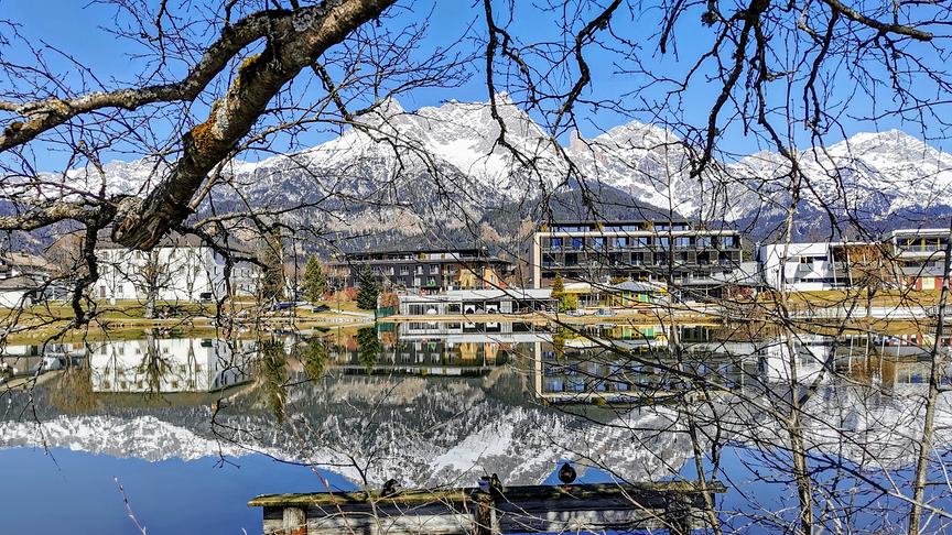 © Georg Ackerer Stimmungvoller Frühlingstag am Ritzensee in Saalfelden. (Georg Ackerer)