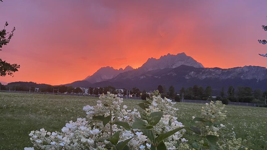 © Peter Wallner Der Wilde Kaiser kurz vor dem gemeldeten Gewitter (Peter Wallner)