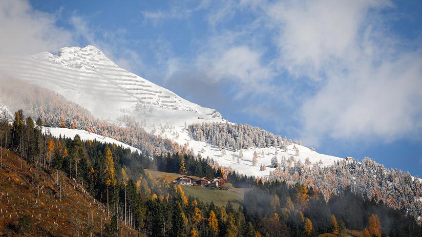 © Gertrude Reiter Goldbergruppe, Oberes Mölltal in Kärnten. Die Hohe Nase im Winterkleid. (Gertrude Reiter)